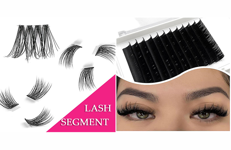 The difference between segmented lash and volume lash