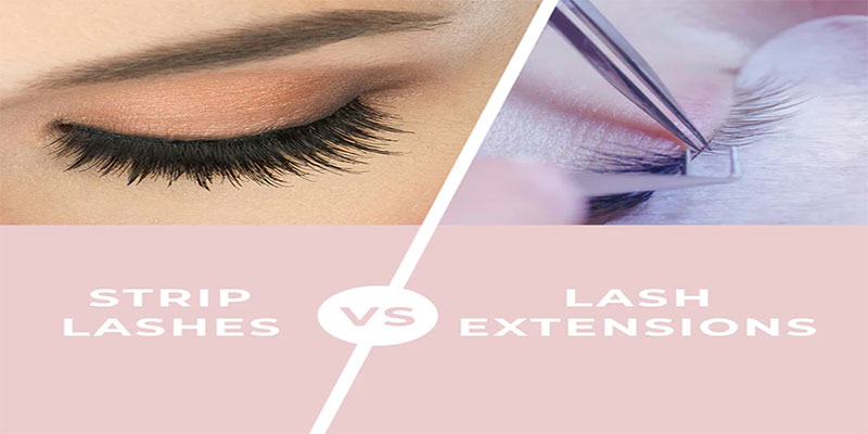 Which one is more popular for strip lashes and eyelash extensions 